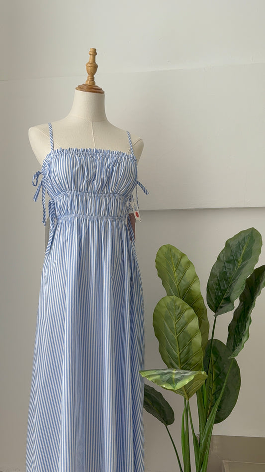 Blue wave dress