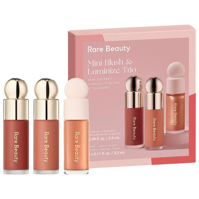 Mini Blush and Luminize Trio-Rare Beauty