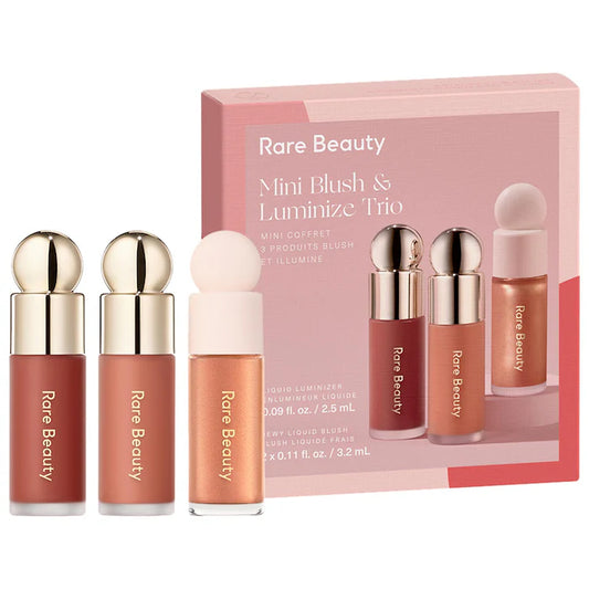 Mini Blush and Luminize Trio-Rare Beauty
